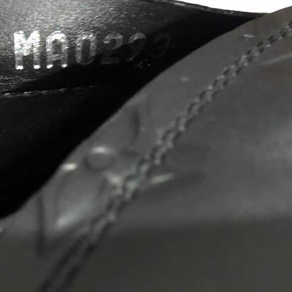 Rare & Auth Louis Vuitton Star Trail Ankle Boots Leather Black On Black Monogram - Picture 12 of 13